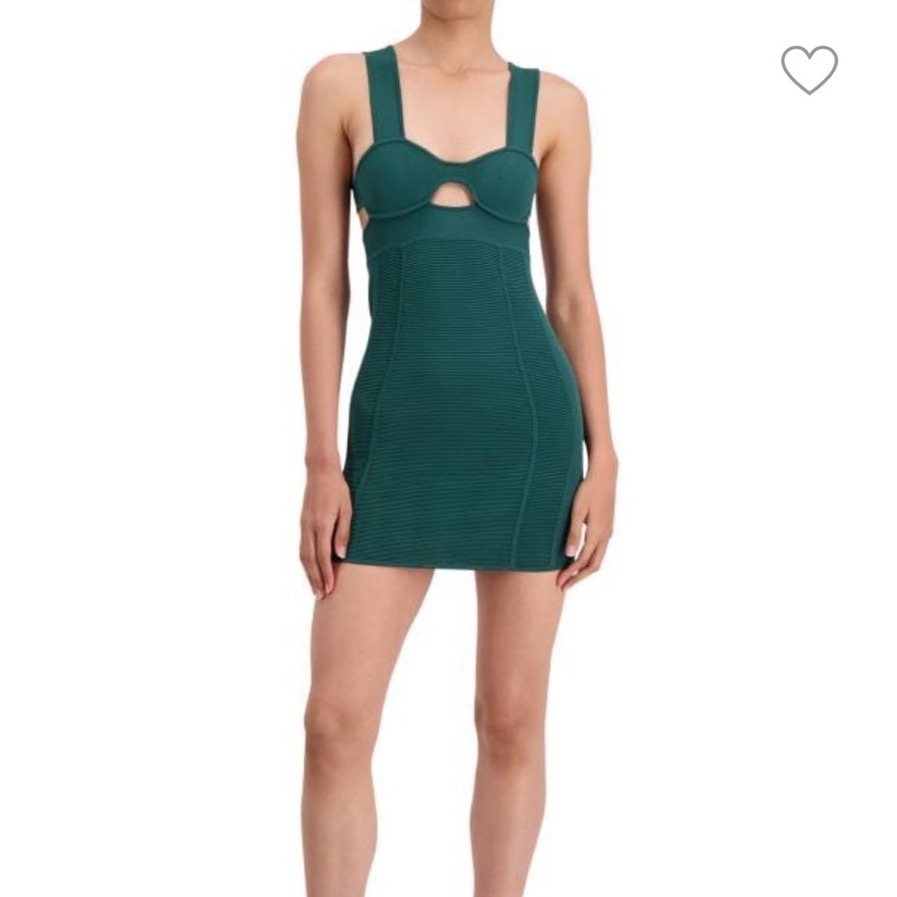 Herve Ledger scrappy bra dress